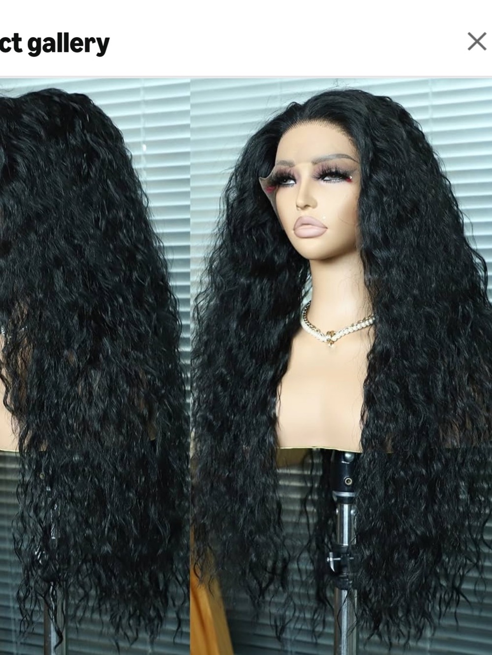 Long Natural Wave Black Lace Front Wig for Women